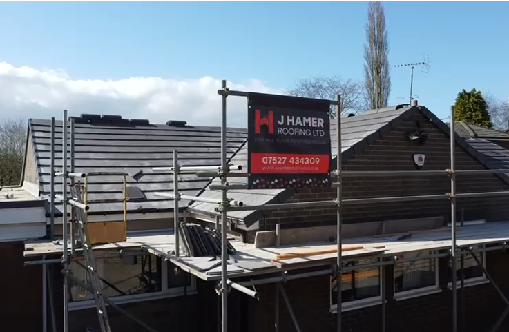 New Roof on Bungalow Shropshire Roofing company